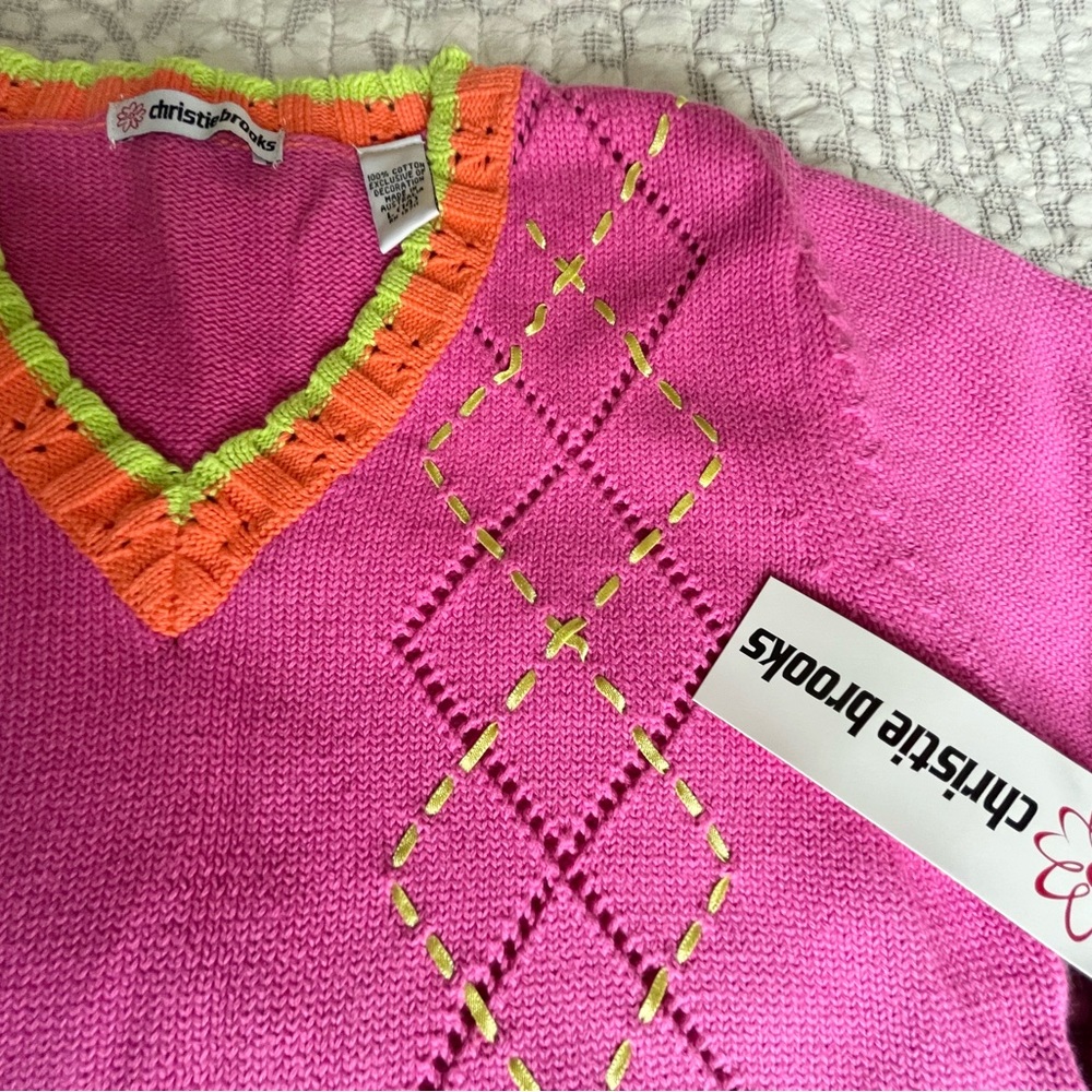 NEW! Girls cotton sweater size 14
